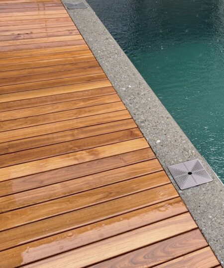 Teak-Terrassendielen 95mm Pool