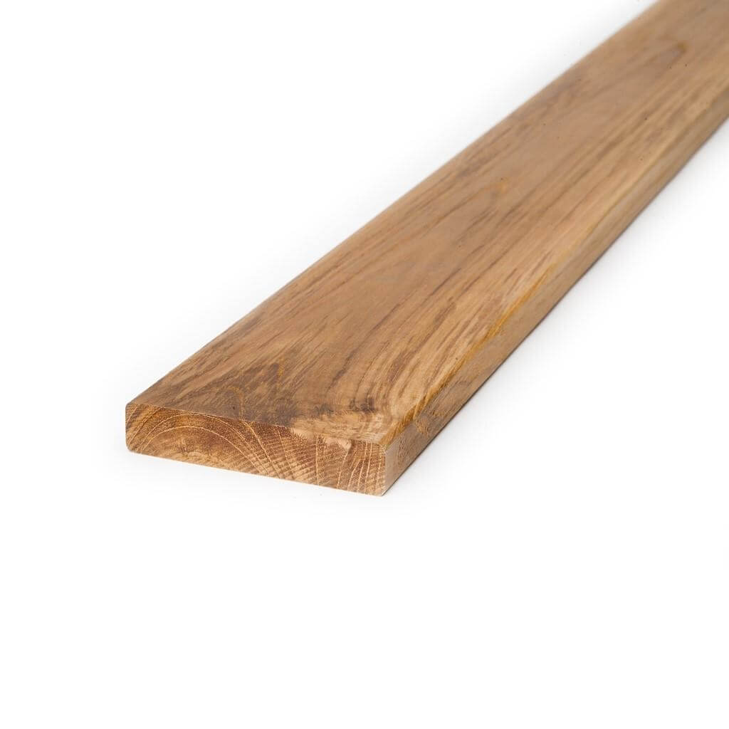 Categorie Touhou Eigen Gladde teakhouten plank, meubelhout 95 mm breed