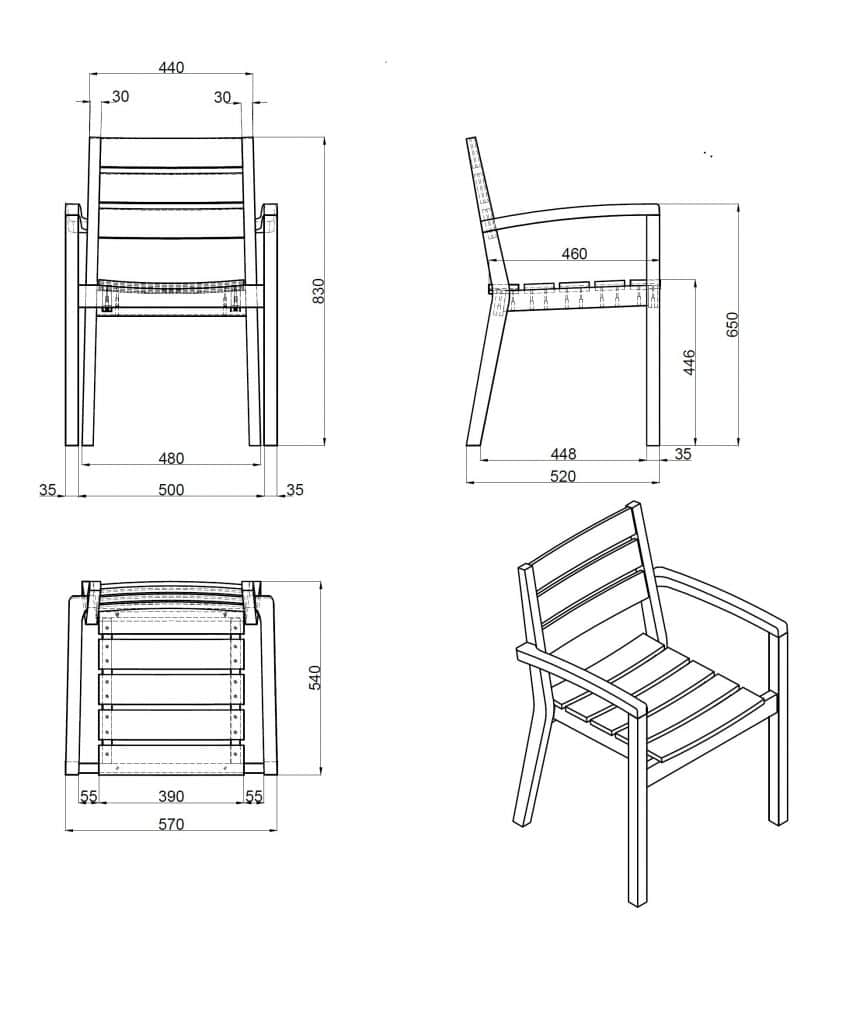 What dimensions should garden furniture have? - Betterwood