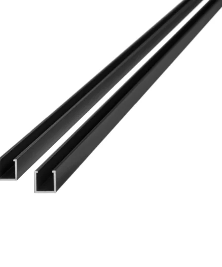 Auflageprofil Drainage Schwarz
