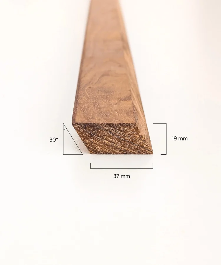 Teak rhombus strips – Image 3