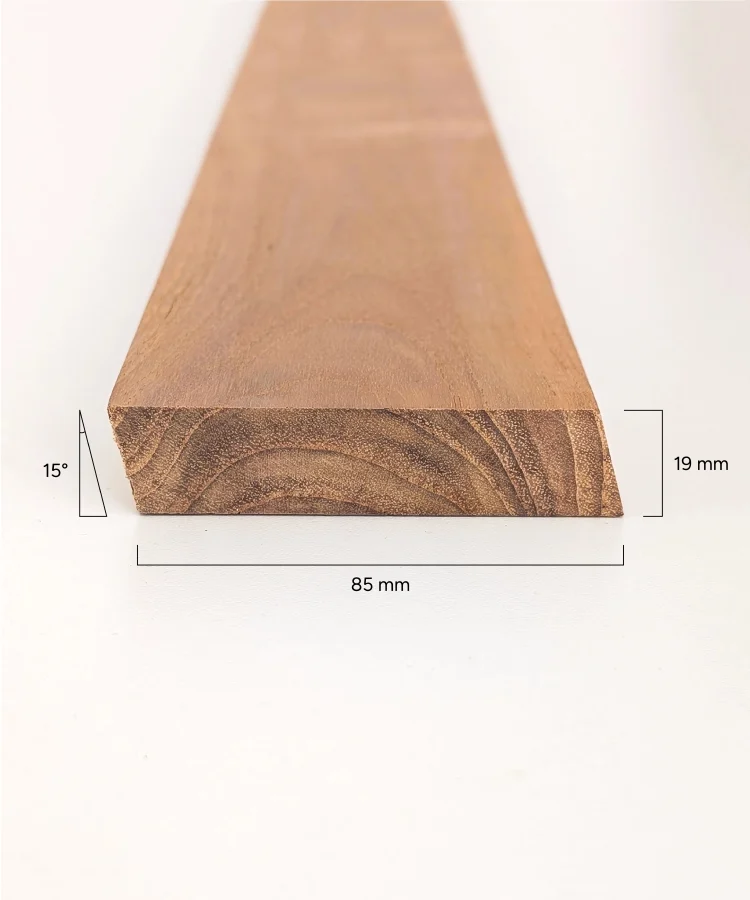 Teak rhombus strips – Image 4
