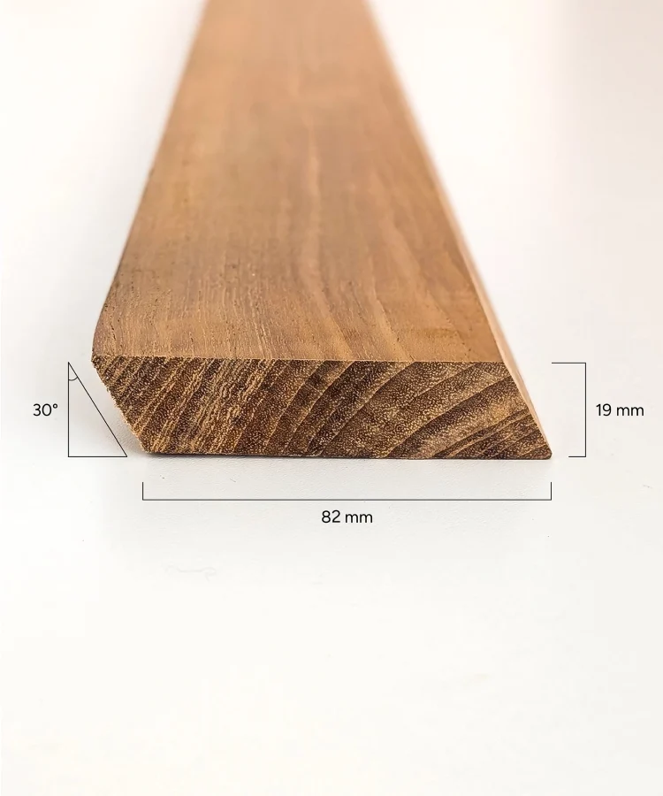 Teak rhombus strips – Image 5