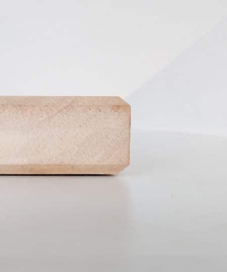Kautschukholz 20mm Fase Kanten